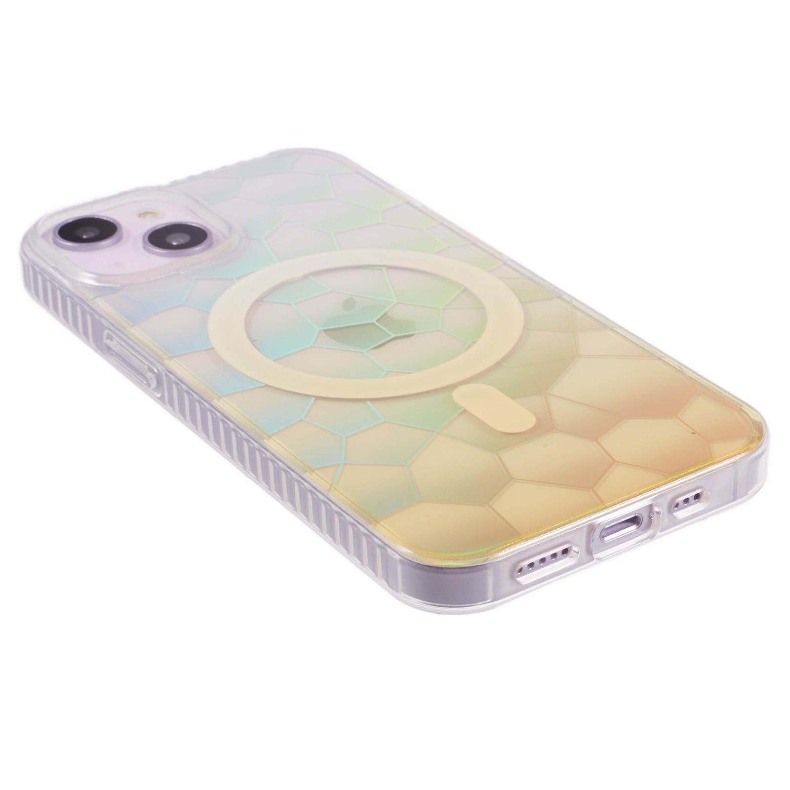 MP Series For iPhone 13 6.1 inch Cell Phone Case TPU+Acrylic Gradient Color Shell Compatible with MagSafe MP Series For iPhone 13 6.1 inch Cell Phone Case TPU+Acrylic Gradient Color Shell Compatible with MagSafe
